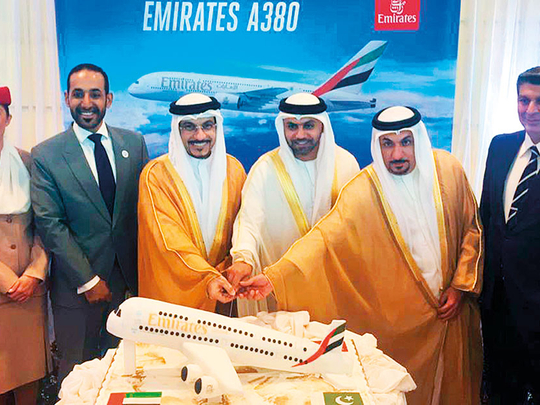 Emirates A380 lands in Pakistan for first time | Aviation – Gulf News
