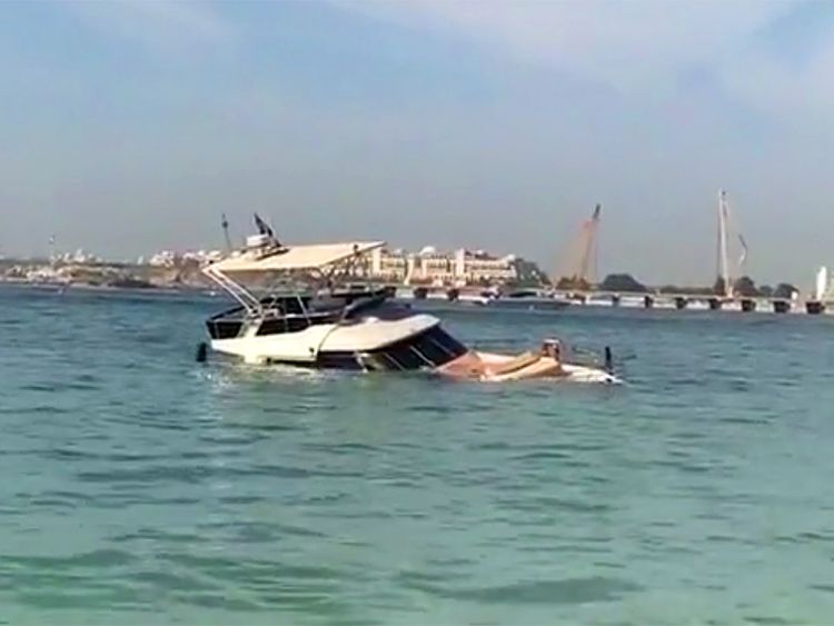 Dubai Tourists Rescued From Sinking Yacht Uae Gulf News