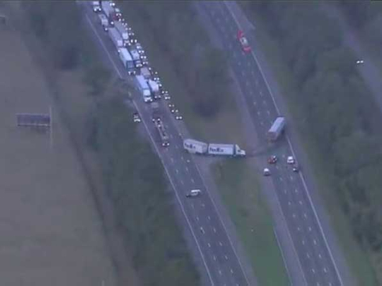 The crash occurred on Interstate 75 near Gainesville