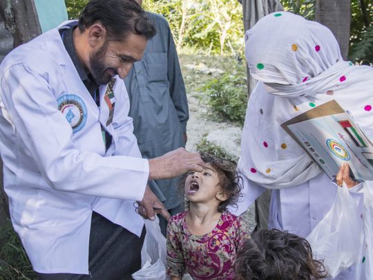 UAE delivers 371 million polio vaccines to Pakistan