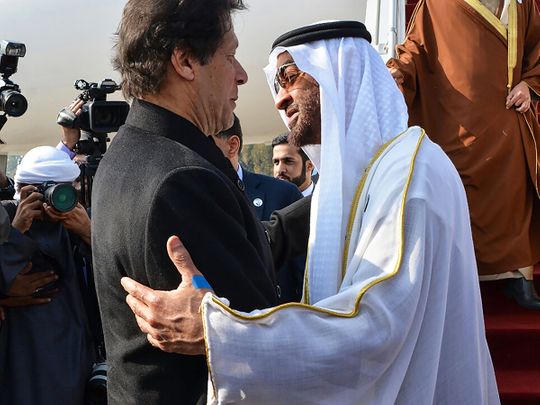 Imran Khan greets Mohammad Bin Zayed