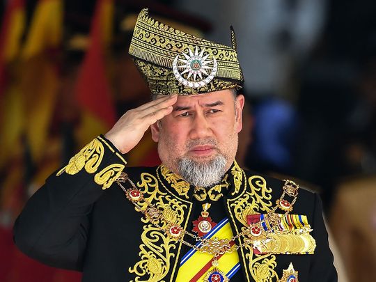 Malaysia's King Sultan Muhammad V
