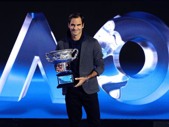 Defending men's champion Switzerland's Roger Federer