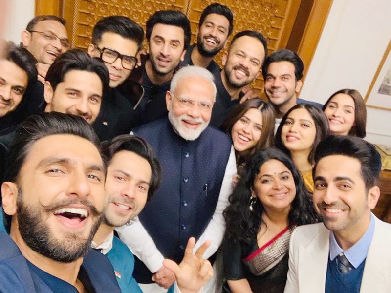 The Bollywood team with Prime Minister Narendra Modi