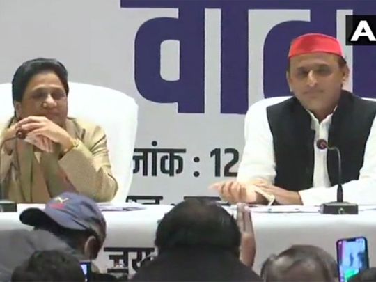 Mayawati and Akhilesh Yadav 12012019