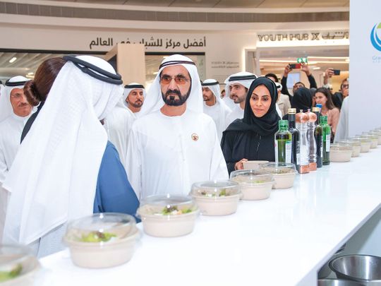 Shaikh Mohammad reviews the results
