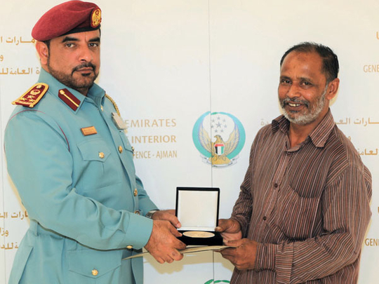 Ajman Police honour man