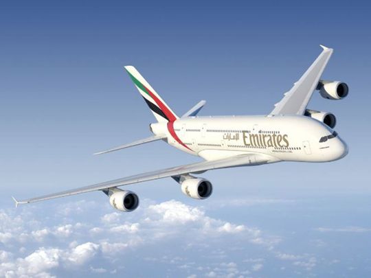 Emirates A380 plane