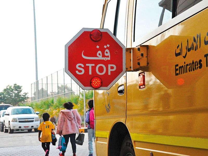 Watch out for the stop signal of school bus or pay Dh1,000 fine in Abu Dhabi