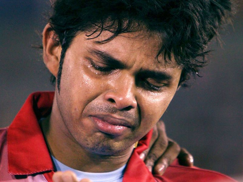 The Slap Gate: Sreesanth crying- Bizarre moments in cricket history