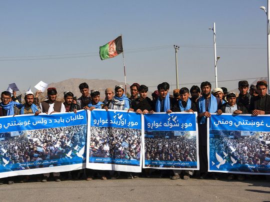 190126 Afghan protesters