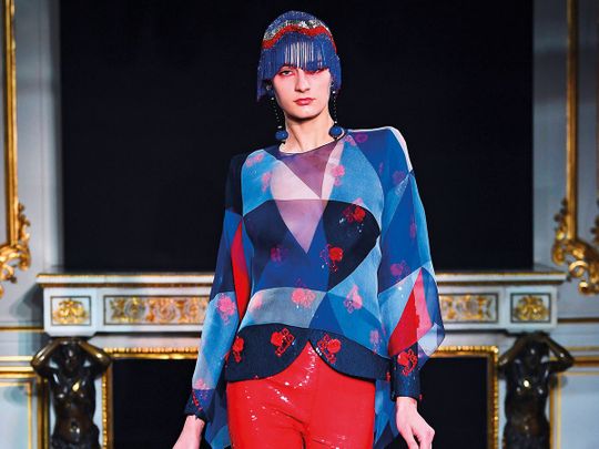 Paris Haute Couture: Armani Gets Art Deco Vibe 