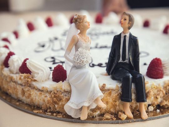 Couple Wedding cake