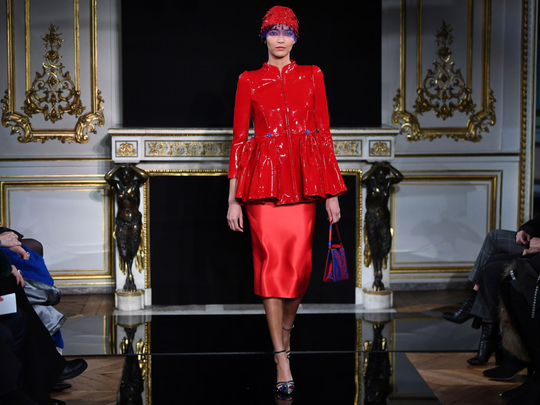 Paris haute couture: Armani gets Art Deco vibe
