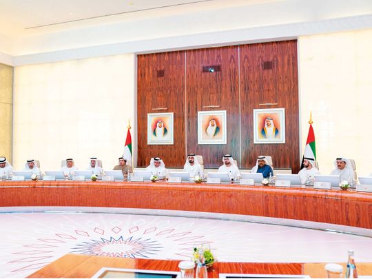 UAE Cabinet meeting January 27