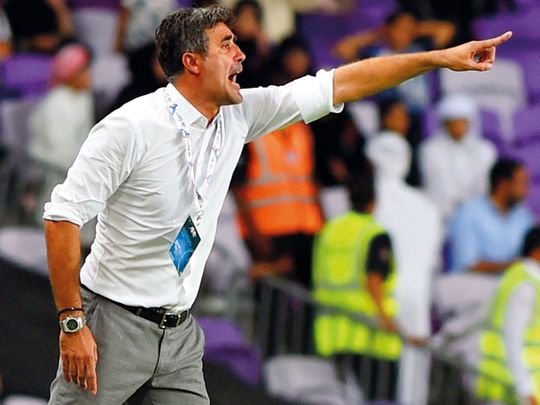 Zoran Mamic, head coach of Al Ain football team
