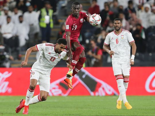 Qatar's forward Almoez Ali