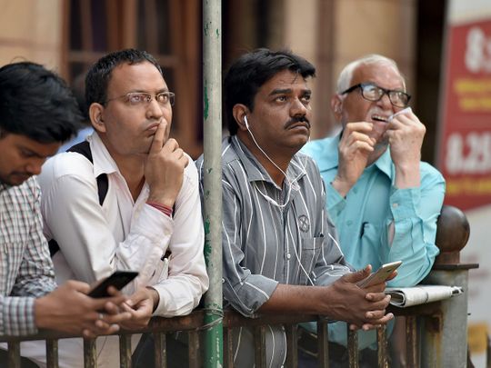 People watch the interim Union Budget session 2019-20