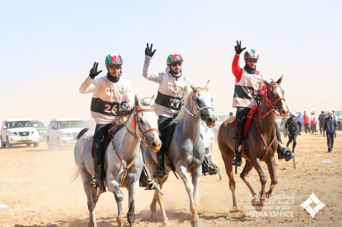UAE riders Salem Hamad Malhouf Al Ketbi,