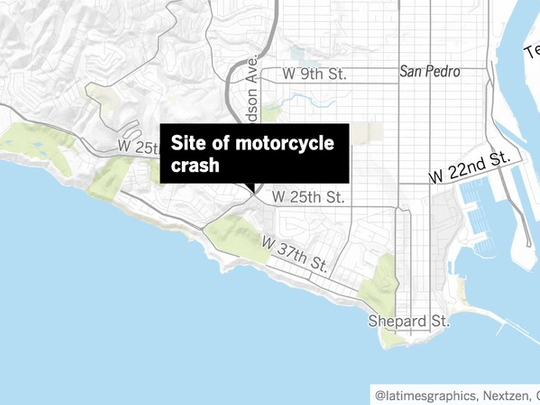 A 2015 motorcycle crash sparked a lawsuit against the city of Los Angeles 01