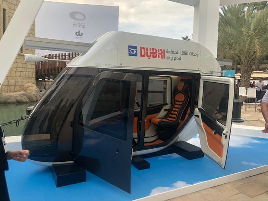 Dubai Sky pods are a futuristic mobility system planned in Dubai.