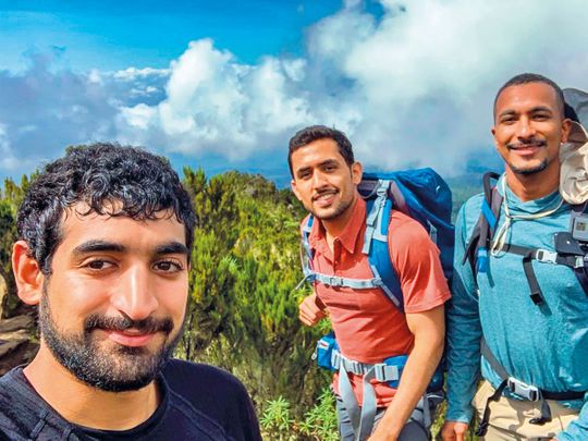 Saud-Al-Qasimi,-Omar-Al-Jahdami,-Mohammed-Al-Shehhi-Raise-UAE-Flag-atop-Mount-Kilimanjaro1-(Read-Only)