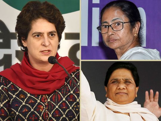 Priyanka Gandhi Vadra, Mamata Banerjee and Mayawati combo