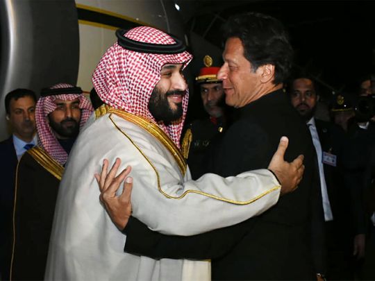 Imran Khan greets Mohammad Bin Salman