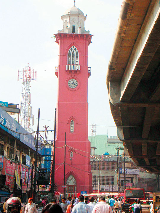 Chaura-Bazaar-Clock-Tower,-Ludhiana-(Read-Only)