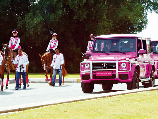 The Pink Caravan Ride begins
