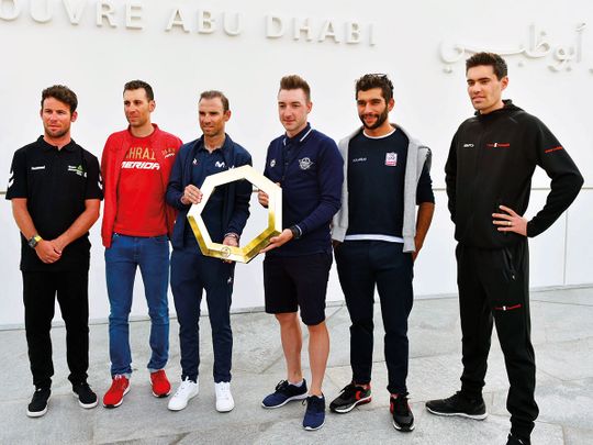 The top UAE Tour riders Mark Cavendish