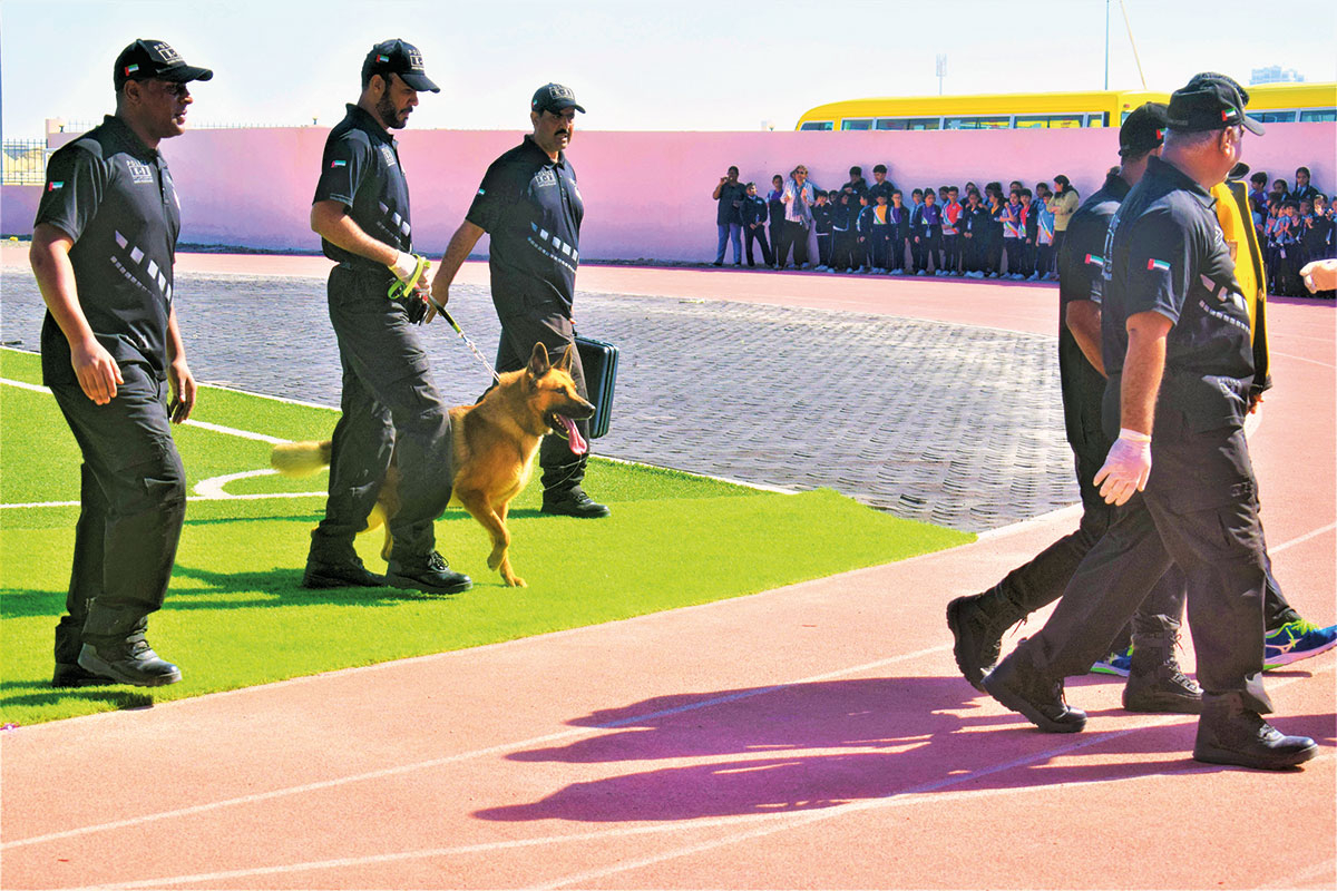 Dubai Police officials