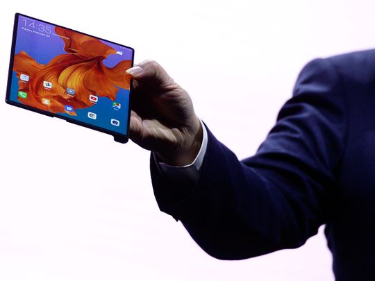A new Huawei Mate X foldable smartphone