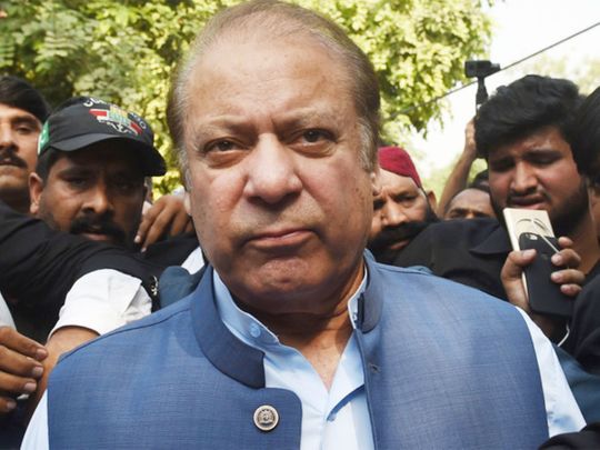 Pakistan: Ailing former prime minister Nawaz Sharif set to leave for London - Gulf News