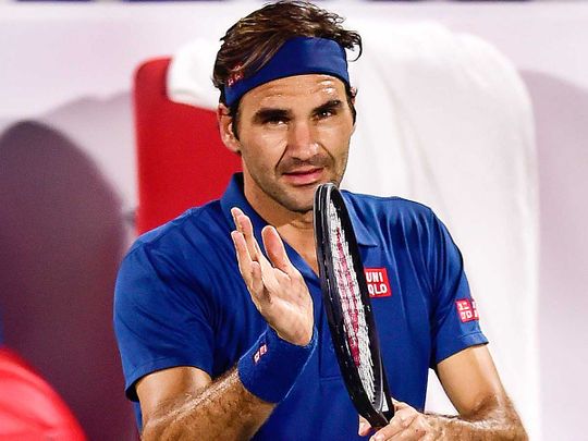 Roger Federer dubai