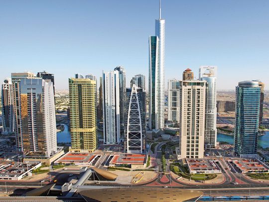 Jumeirah Lake Towers in Dubai Marina