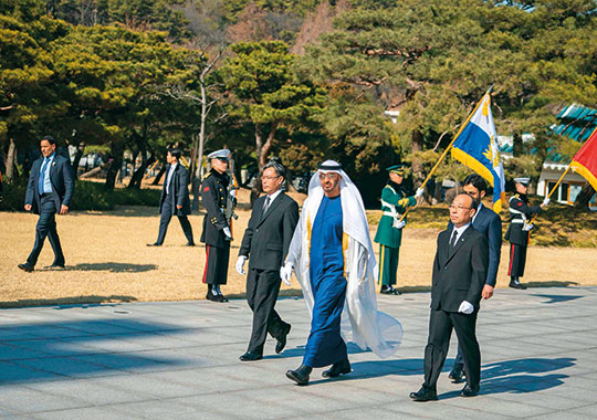 Shaikh Mohammad Bin Zayed korea