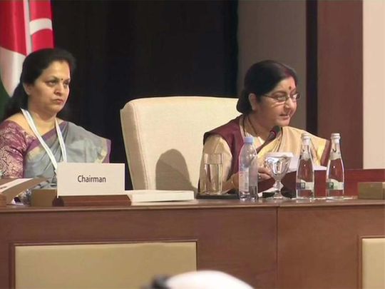 Sushma Swaraj at OIC 2019