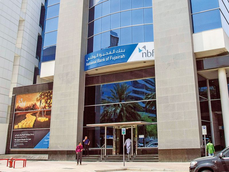 A branch of National Bank of Fujairah in Dubai