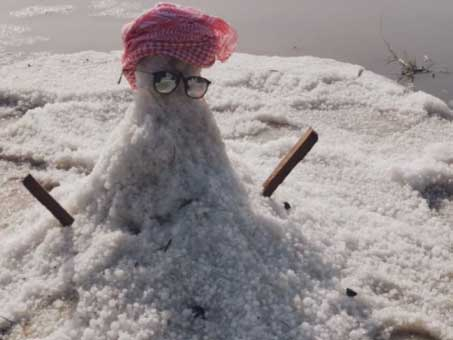 Snowman in Umm Al Quwain