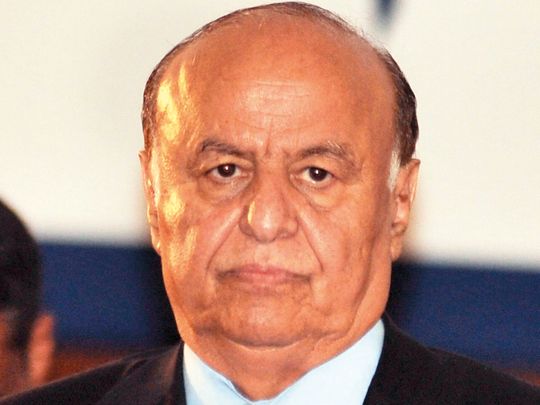 Yemeni President Abd Rabbo Mansour Hadi