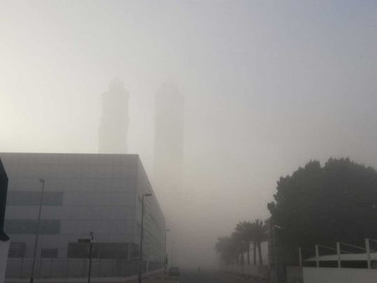 UAE weather: Drivers beware, NCM issues red and yellow fog alerts as thick  fog envelops Abu Dhabi, Dubai, Sharjah and Ajman, chances of rainfall in some  areas | Weather – Gulf News