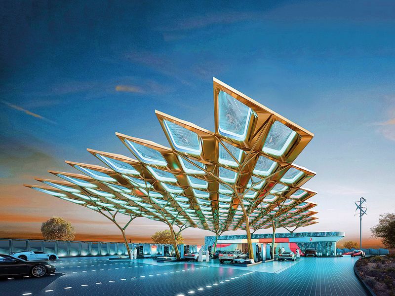 Enoc unveils Ghaf tree-inspired service station for Expo 2020 Dubai