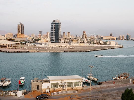 Ras Al Khaimah city skyline
