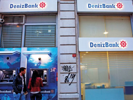 A Denizbank branch in Istanbul