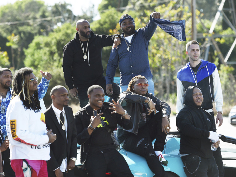 Nipsey Hussle's Hollywood Hills Gravesite Flooded with Flowers