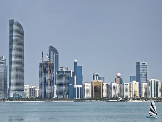 Abu Dhabi city skyline