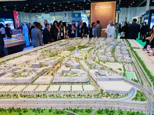 Bloom and Arada project on display at the Cityscape Abu Dhab