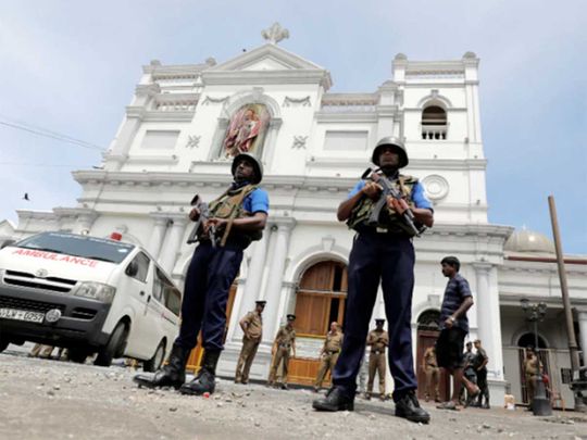 Sri Lankan military officials church bombing 02