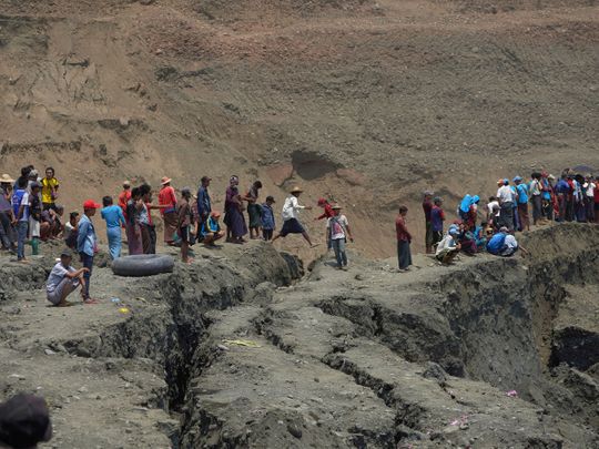 Myanmar landslide